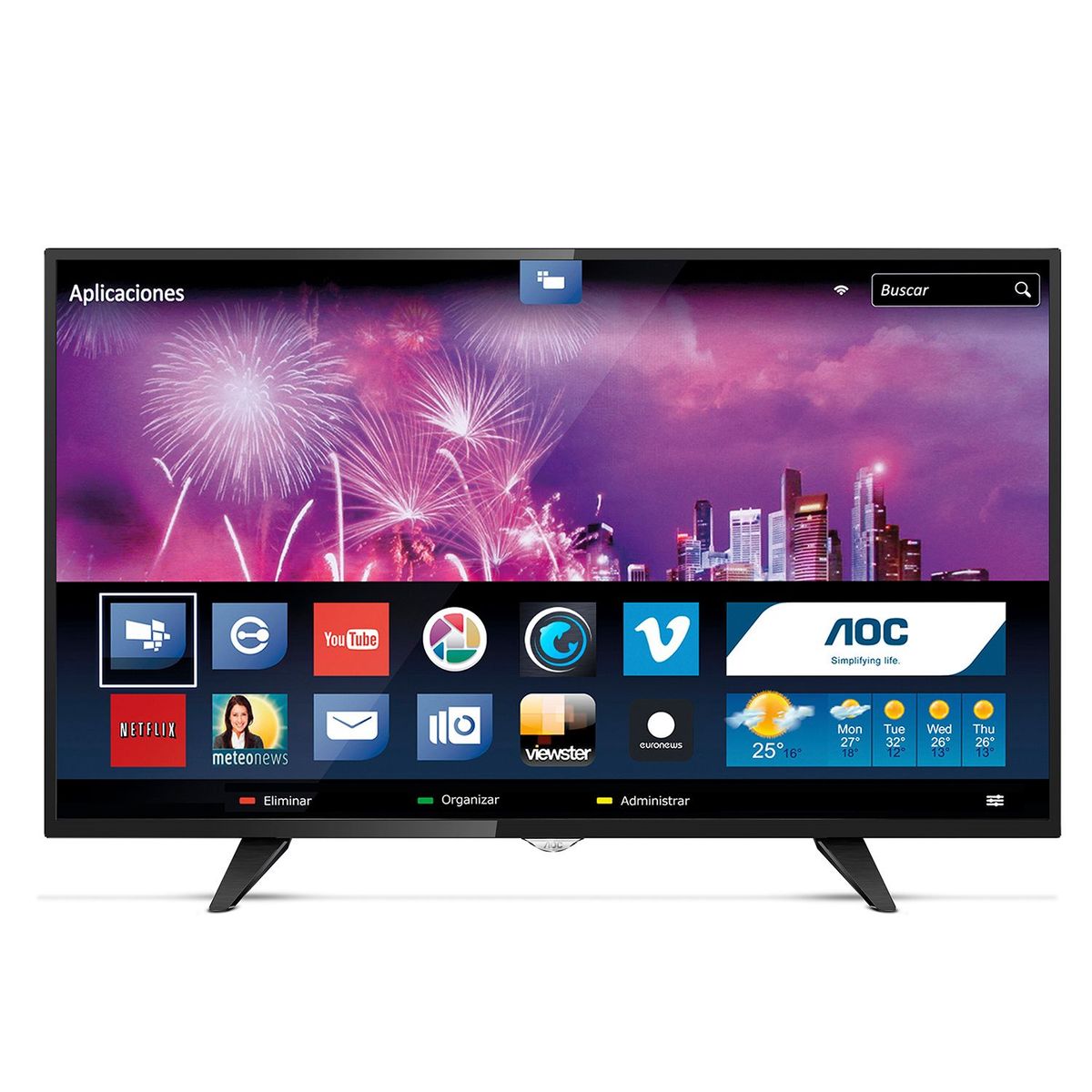 AOC - Televisor 39" HD Smart TV LE39S5970