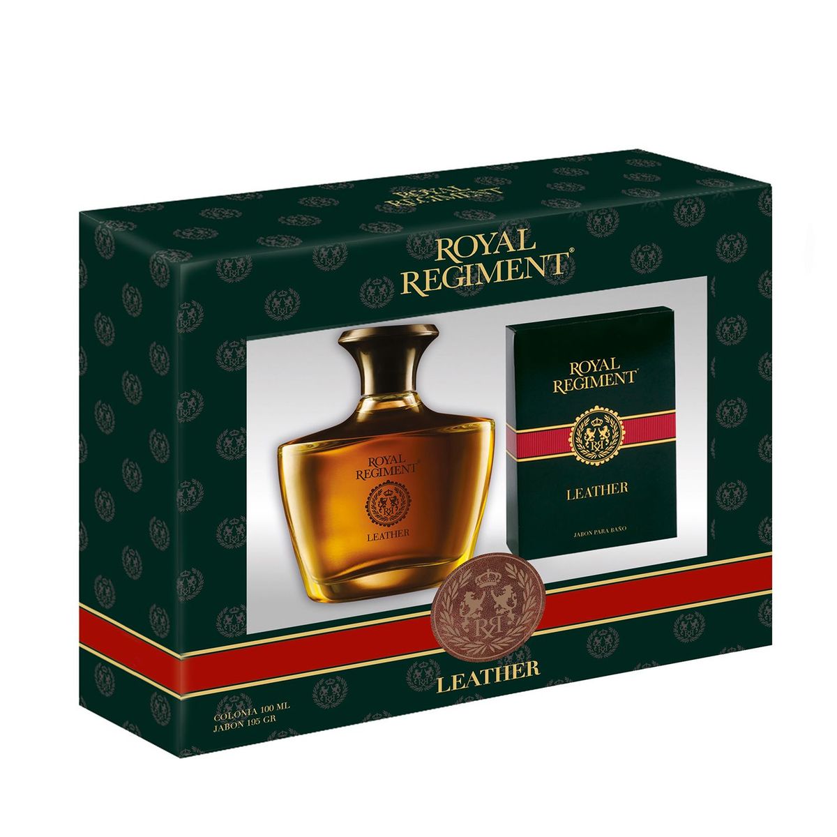 ROYAL REGIMENT - Royal Regiment Leather EDT 100 ml + Jabón 195 gr