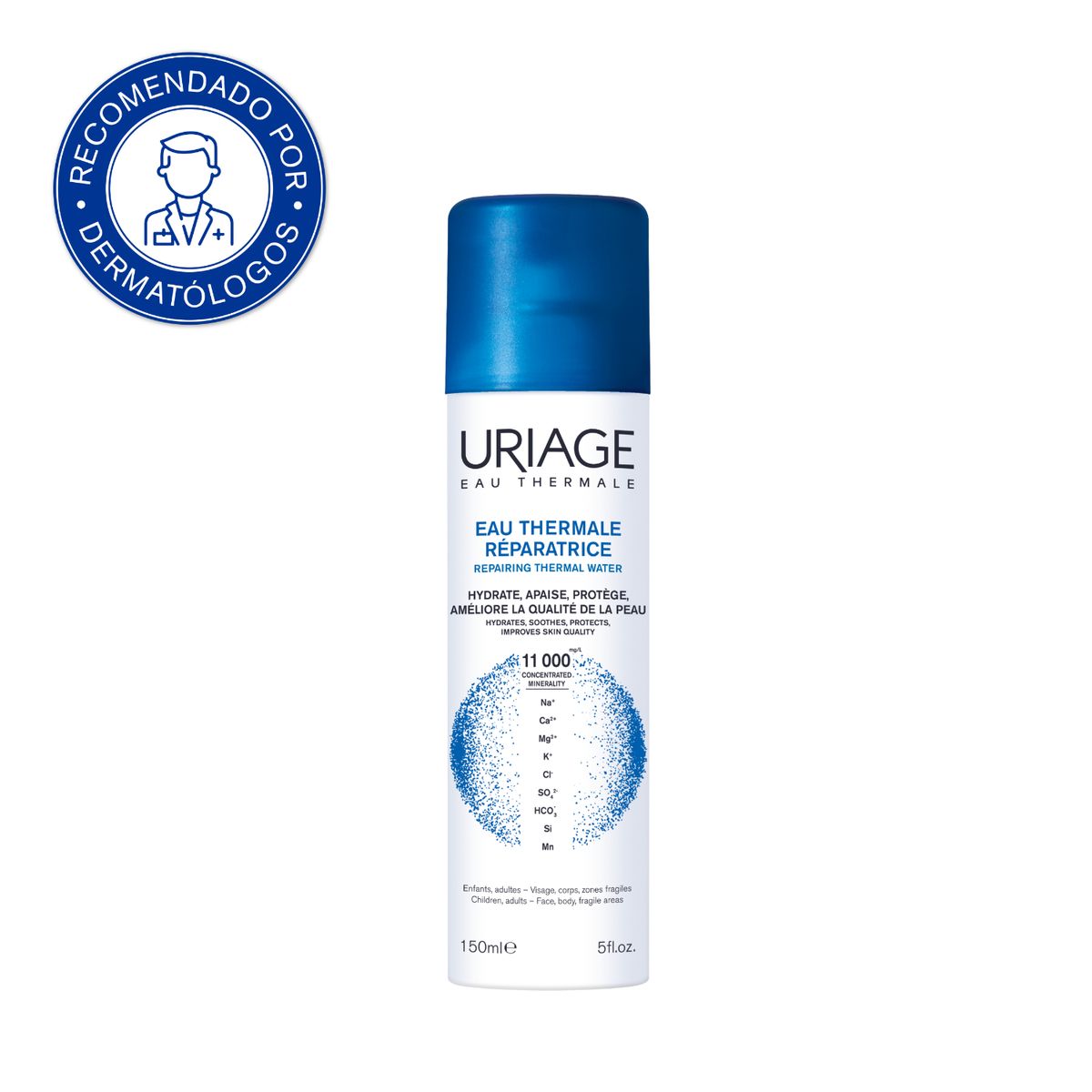 URIAGE - Uriage Agua Termal de Uriage 150ml - Spray hidratante, calmante y protector