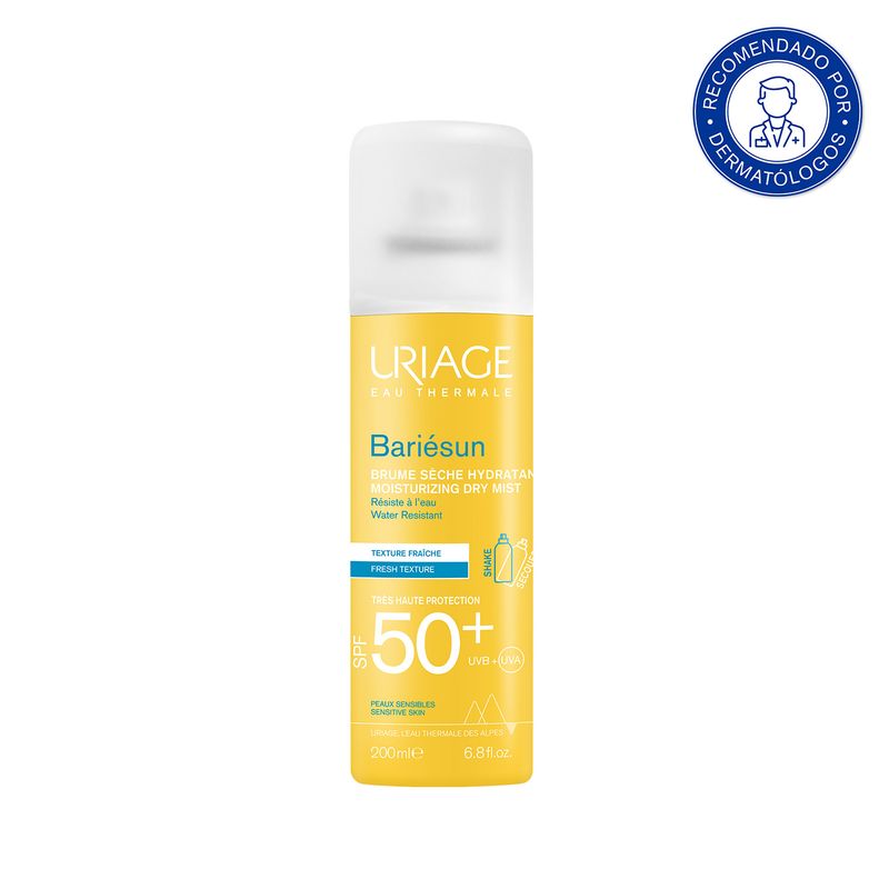 URIAGE - Uriage Bariésun Bruma Seca SPF50+ 200ml - Bloqueador solar corporal