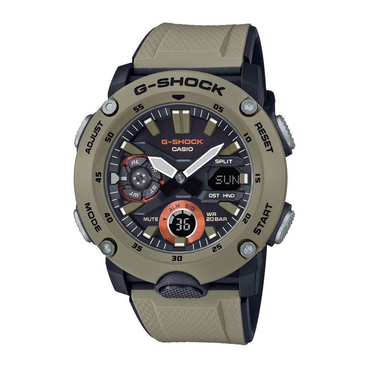CASIO - Reloj CASIO G-SHOCK Analógico y Digital Hombre GA-2000-5A