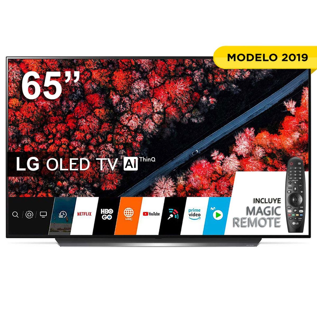 LG - Televisor OLED Smart TV 4K HDR 65" OLED65C9PSA + Control Magic