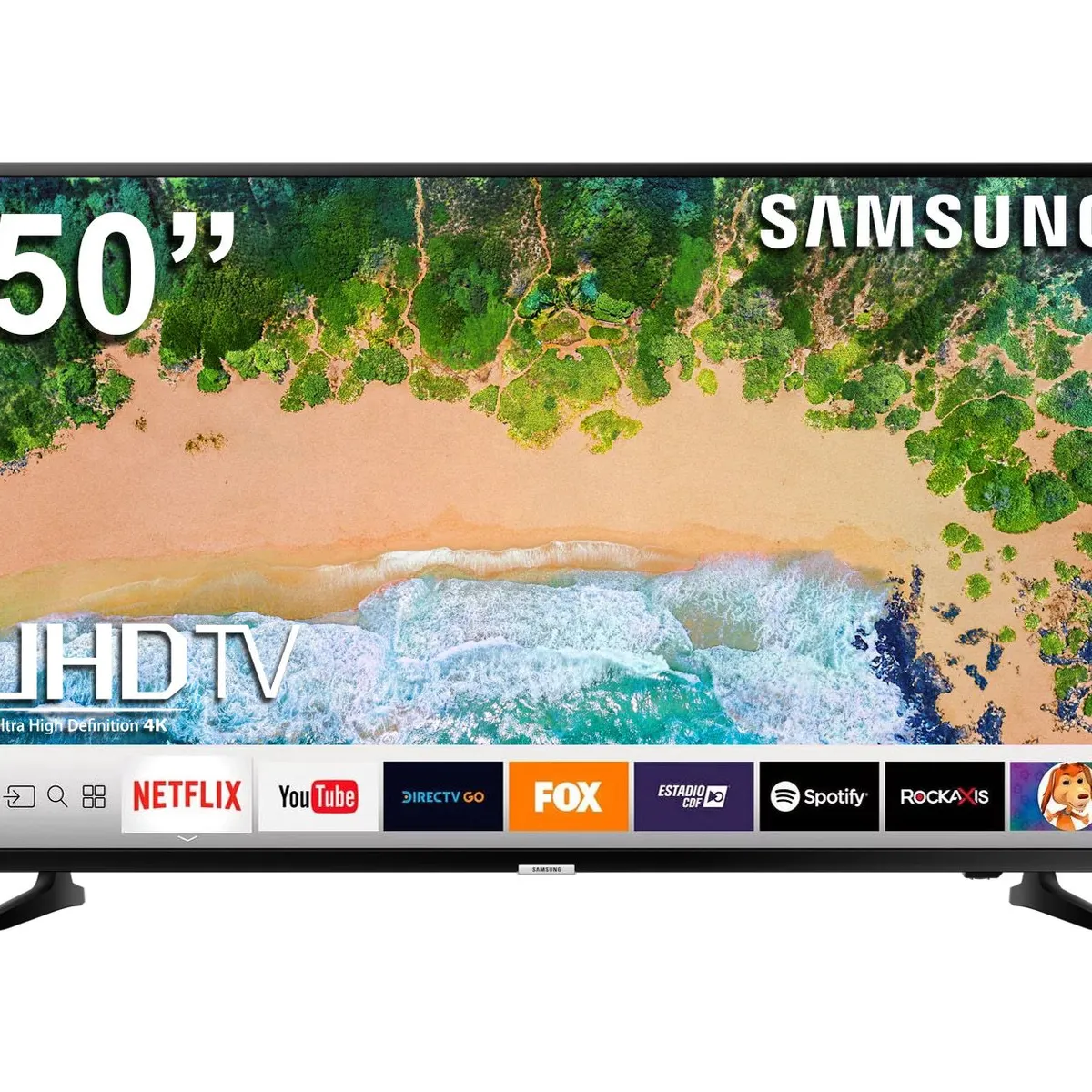 SAMSUNG - Televisor LED Smart TV 4k UHD 50" UN50NU7090