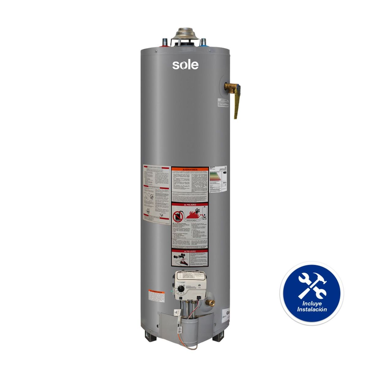 SOLE - Terma Sole Gas Natural  Acumulacion 145l