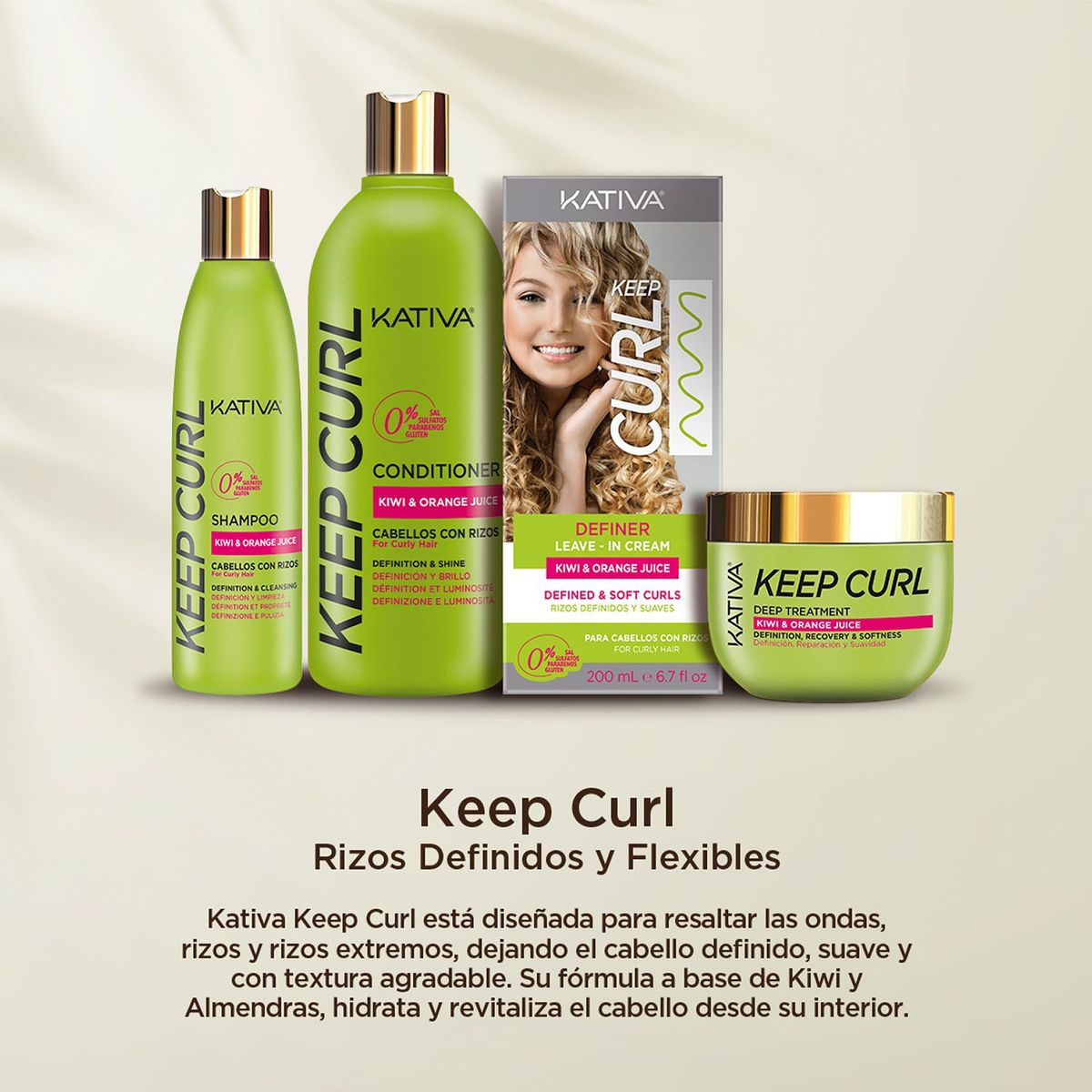 KATIVA - Crema Para Peinar Keep Curl 250 ml