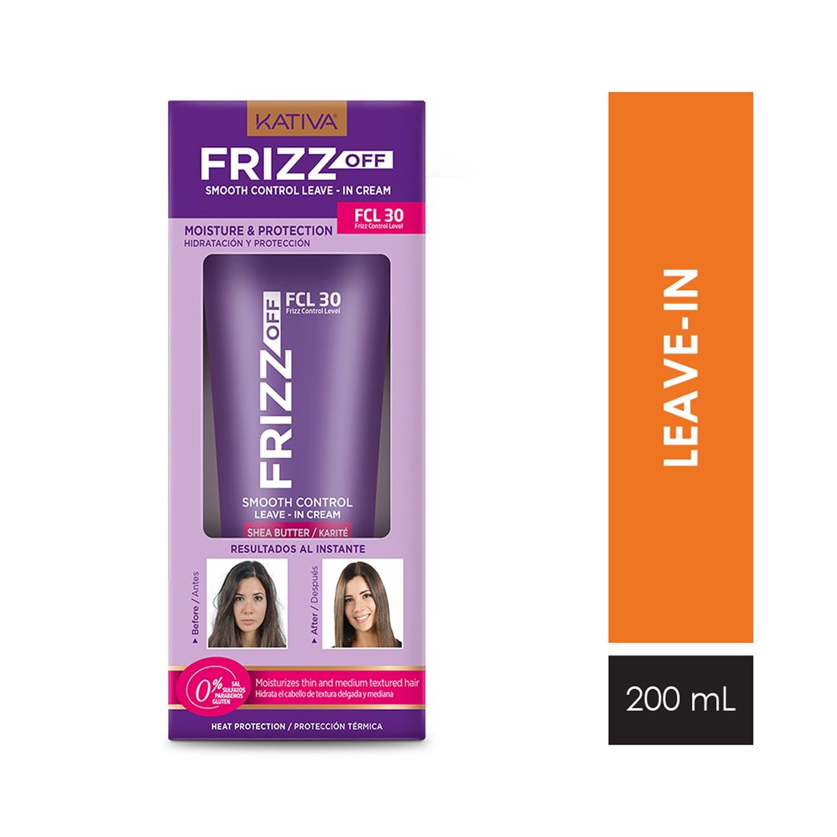 KATIVA - Crema Para Controlar El Frizz Kativa