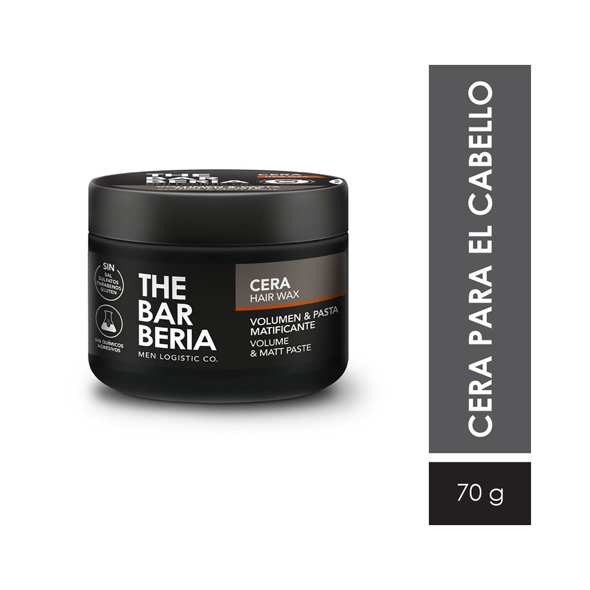 THE BARBERIA - Cera Para Cabello Efecto Volume & Paste 70 gr