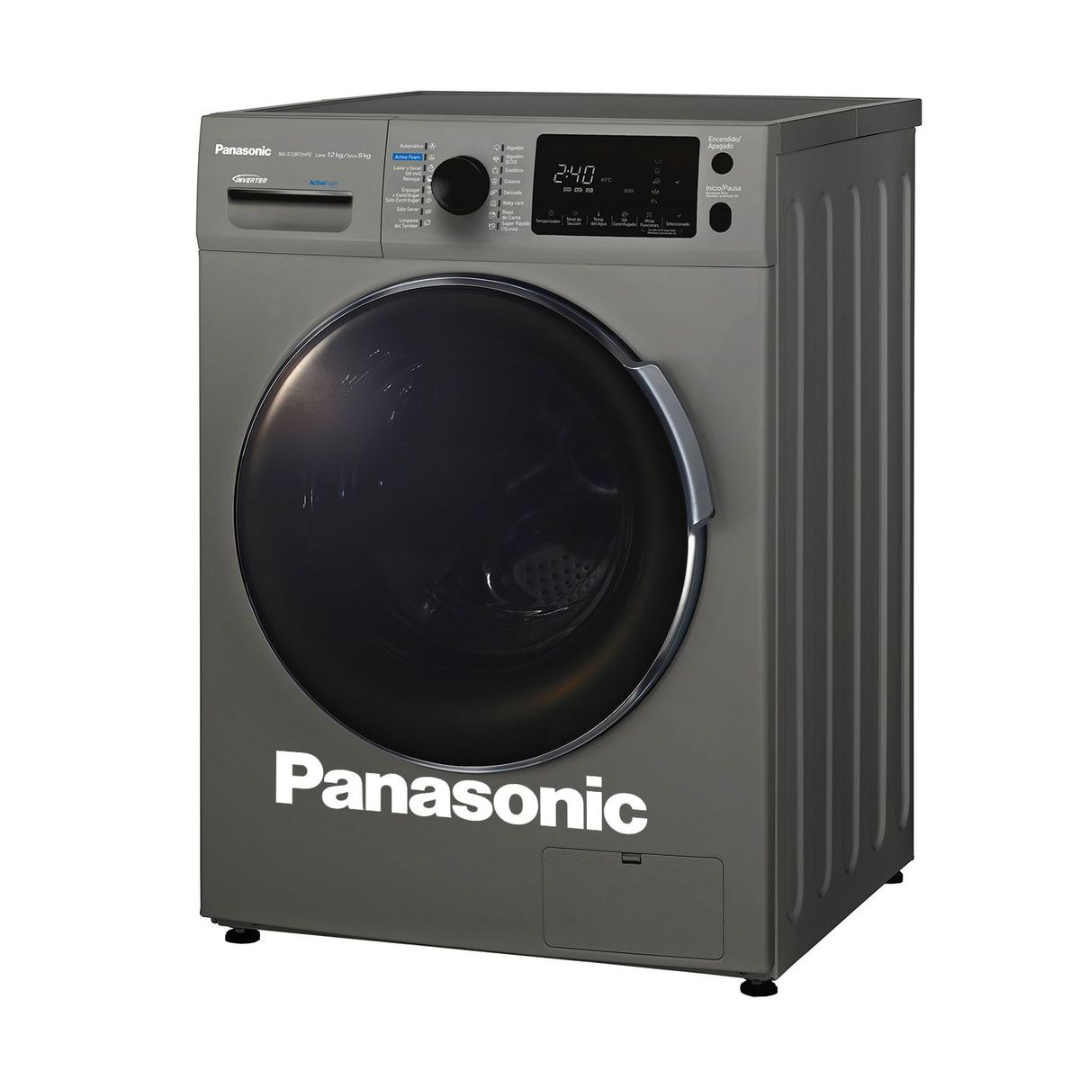 PANASONIC - Lavadora y Secadora 12 KG S128F2 Gris