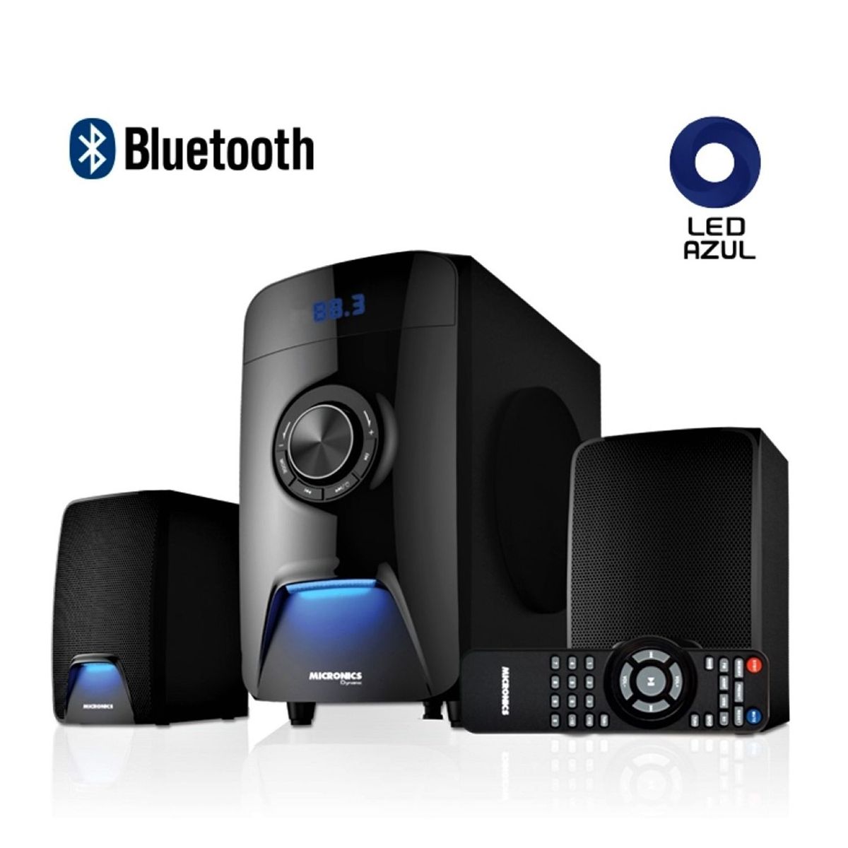 MICRONICS - Equipo de Sonido Micronics Dynamic S7068Bt 