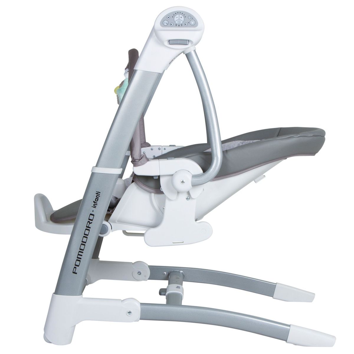 INFANTI - Silla de Comer para Bebé Pomodoro Gris 3 en 1