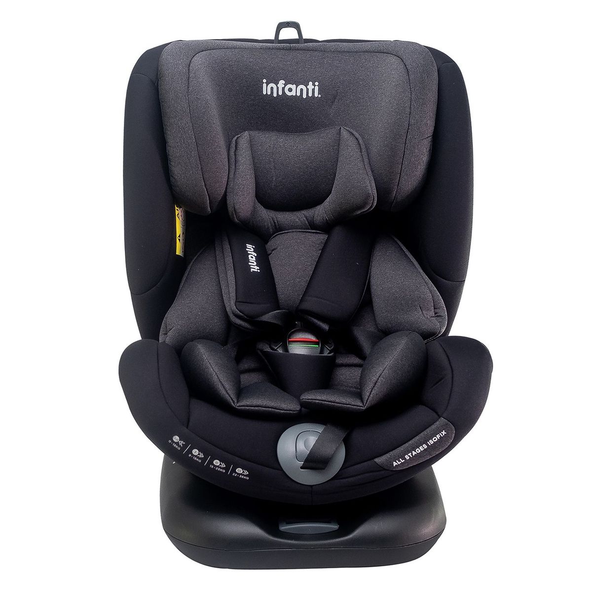 INFANTI - Silla de Auto All Stages Isofix Negro 
