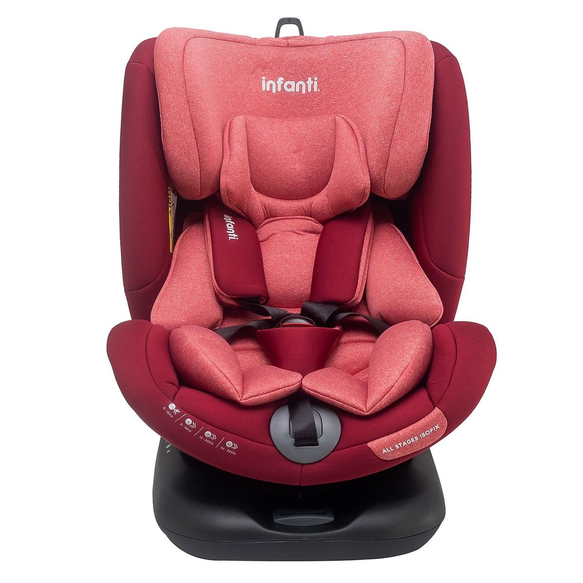 INFANTI - Silla de Auto All Stages Isofix Rojo 