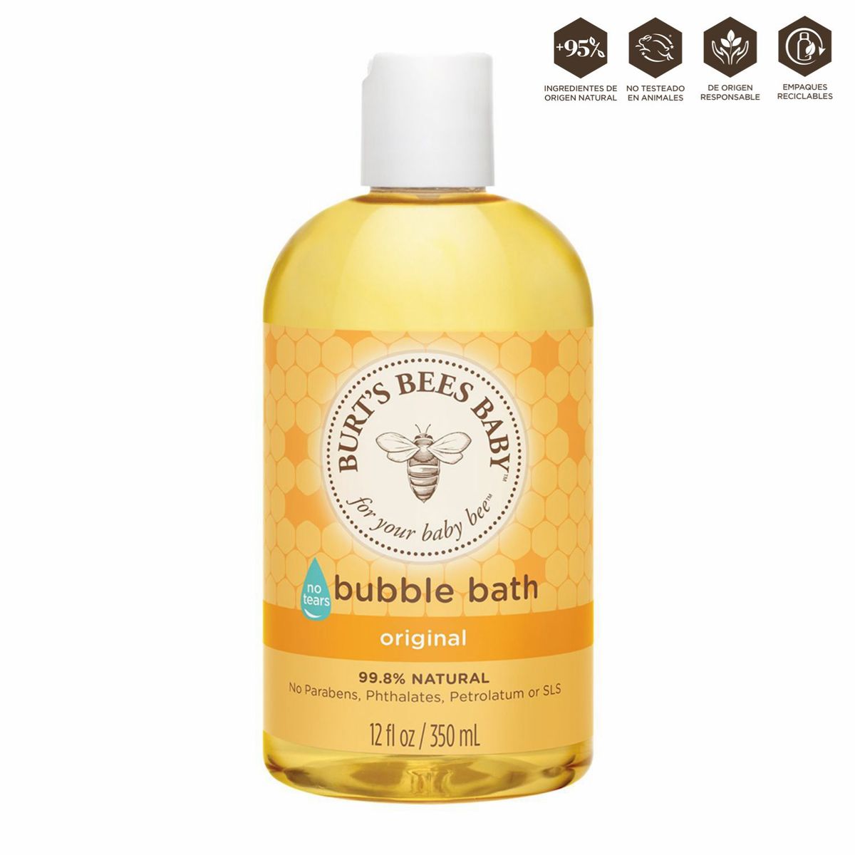BURTS BEES - Baby Bees Bubble Bath 12 Fl Oz  (350Ml)