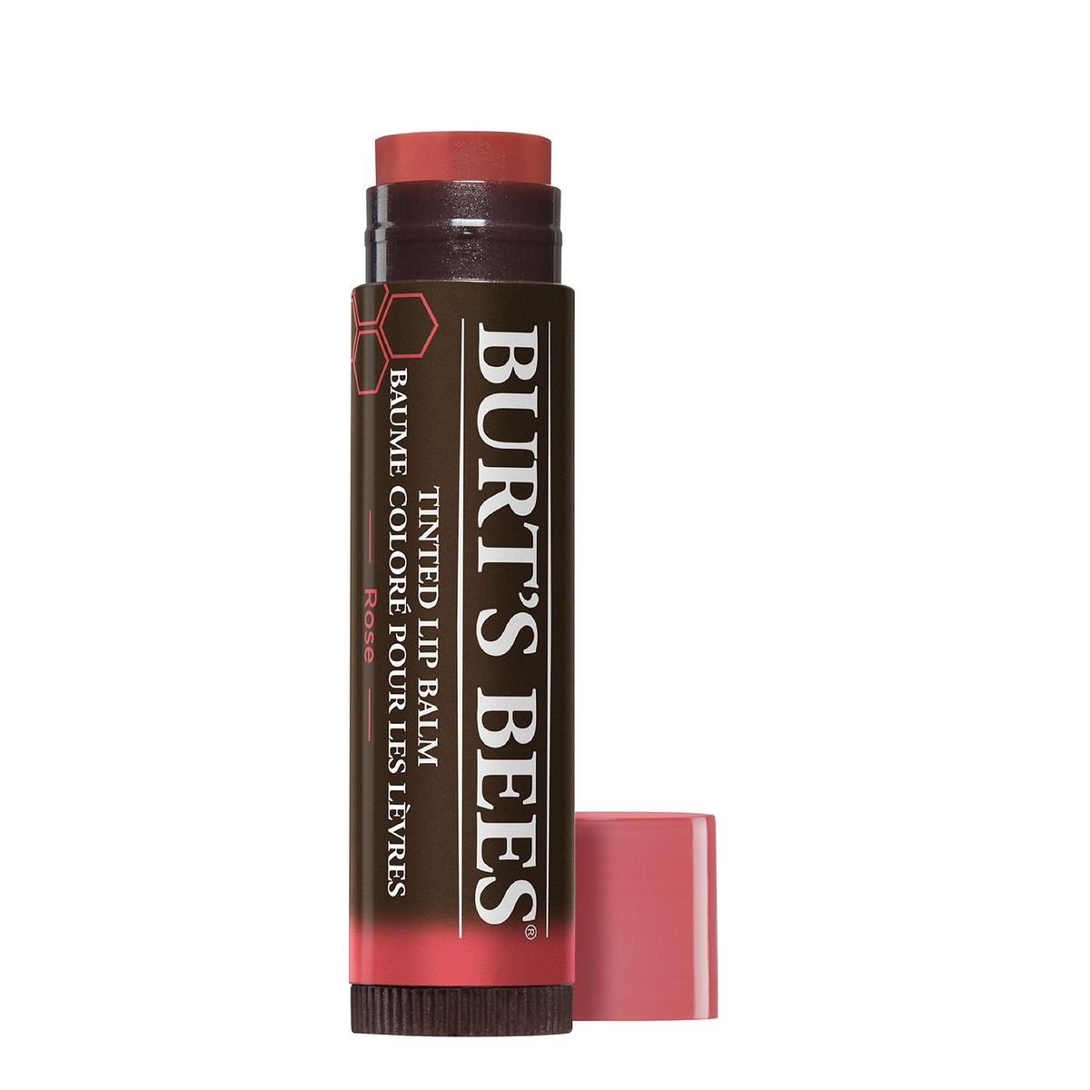 BURTS BEES - Tinted Lip Balm - Rose   0.15 Oz (4.25 G)