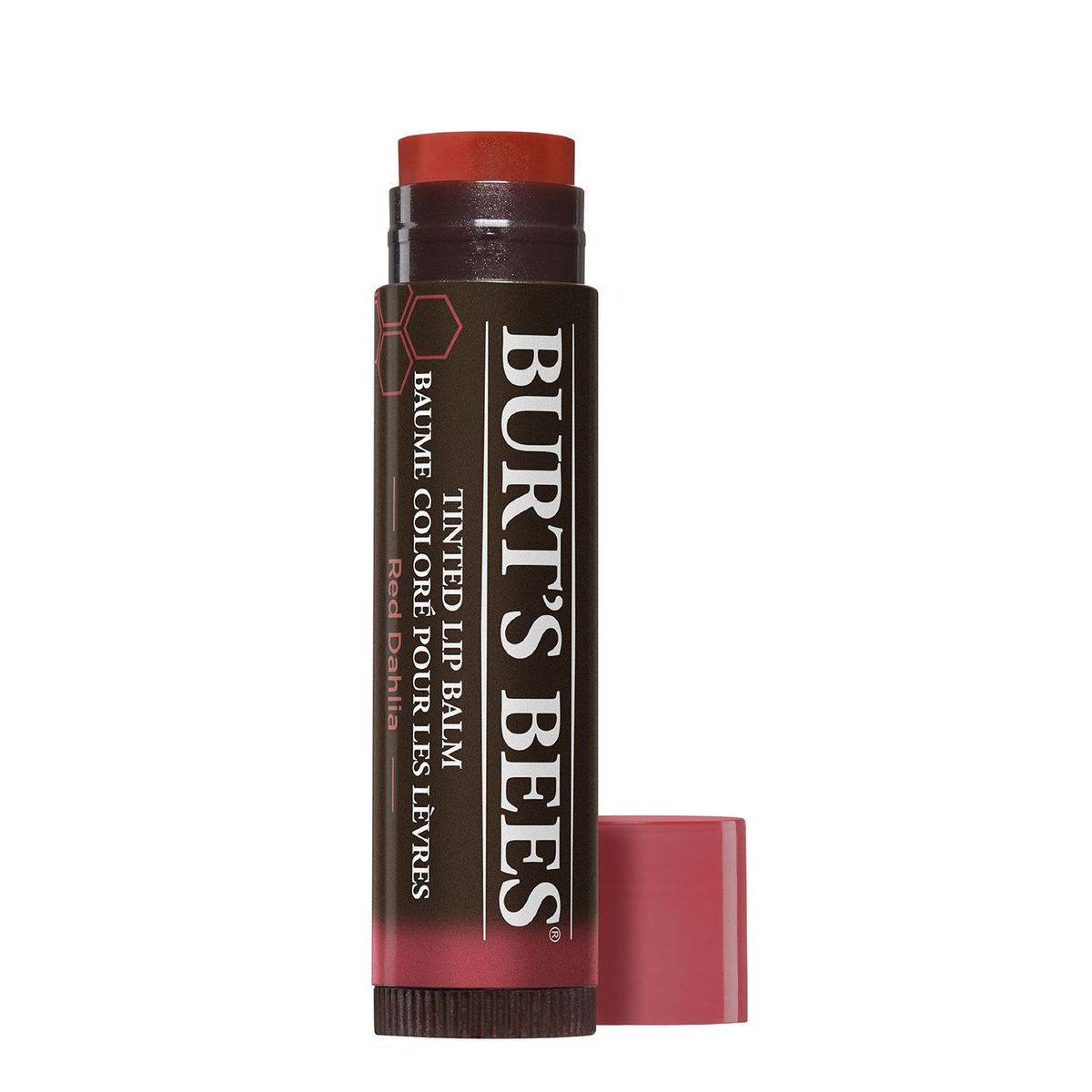 BURTS BEES - Tinted Lip Balm - Red Dahlia   0.15 Oz (4.25 G)