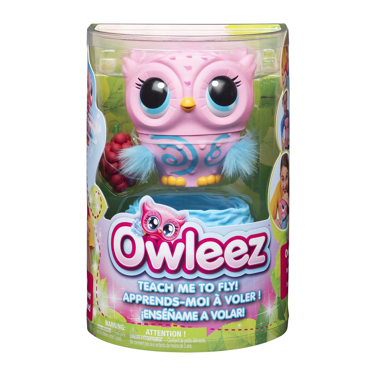 OWLEEZ - Búho Bebé Rosado