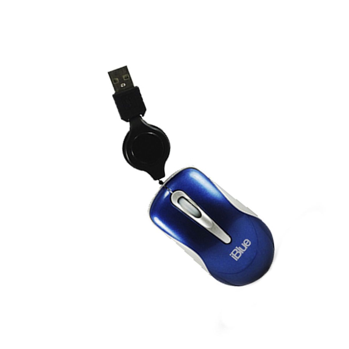 IBLUE - Mouse Iblue Micro Retractil Xmk-977 Azul