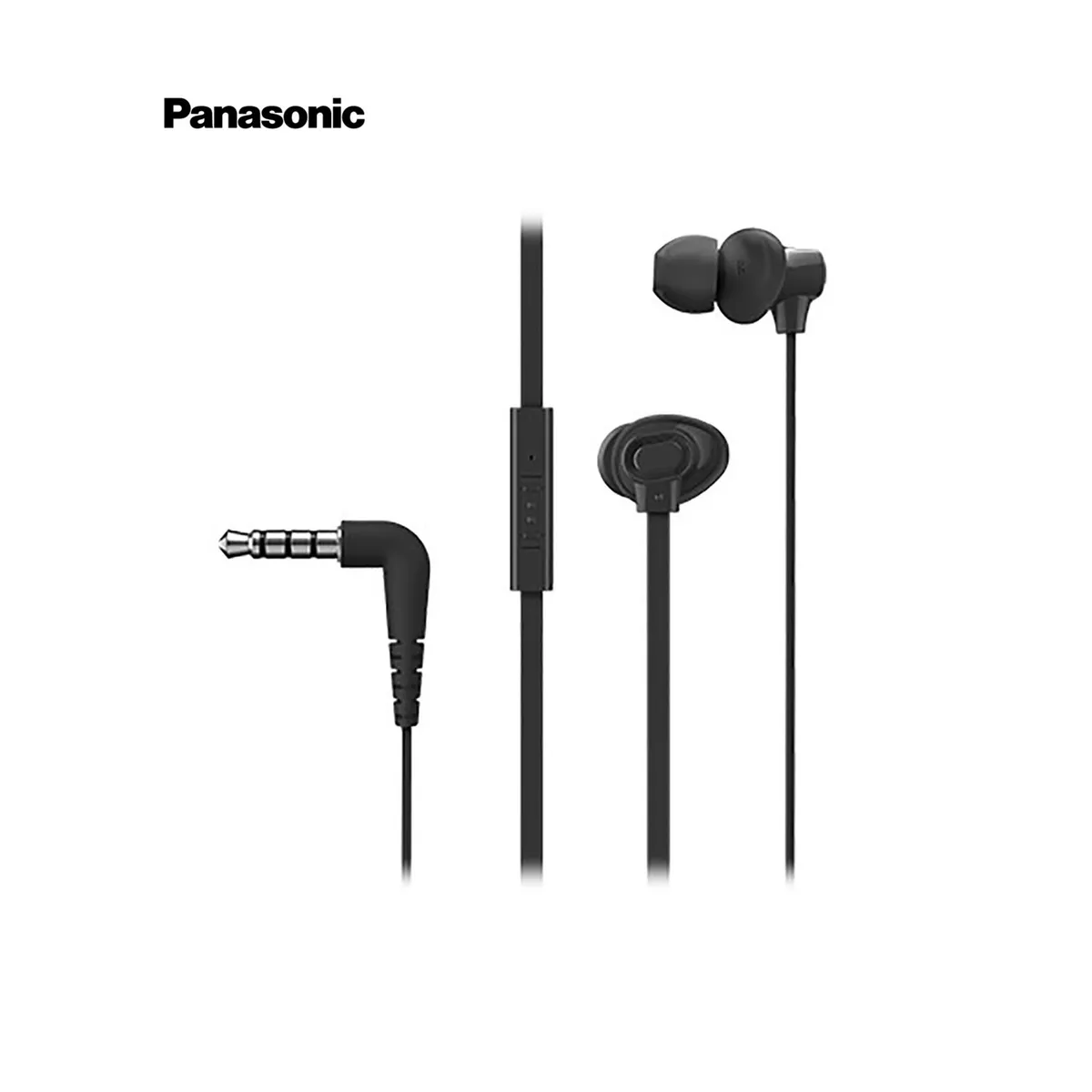 Panasonic - Audífonos Intrauditivos Panasonic RP-TCM130 C/Micro Negro