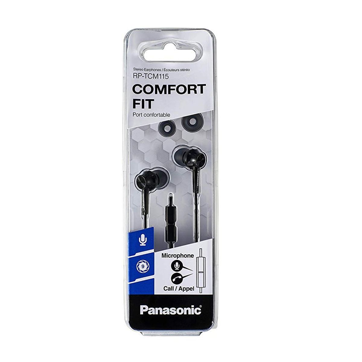 Panasonic - Audífonos in Ear Panasonic RP-TCM115 Negro