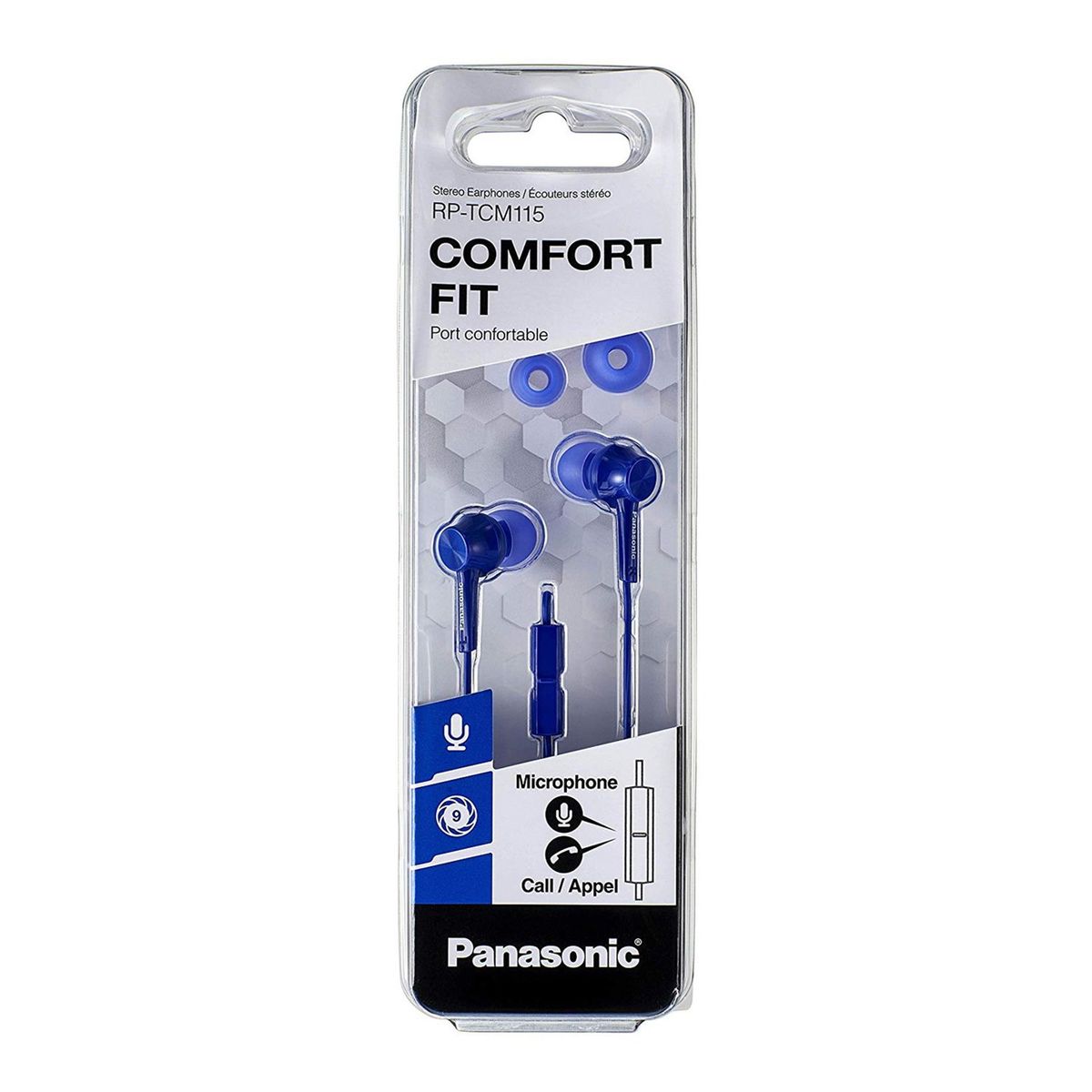 PANASONIC - Audífonos in Ear Panasonic RP-TCM115 Azul Panasonic