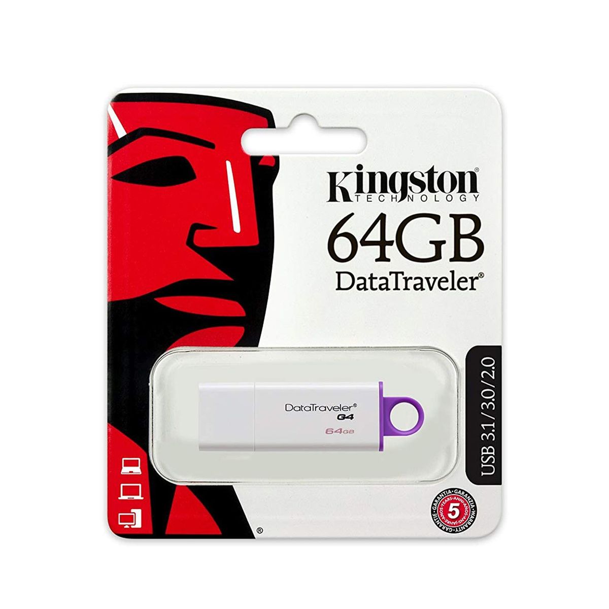 KINGSTON - Memoria USB Kingston 64GB DTIG4 KINGSTON