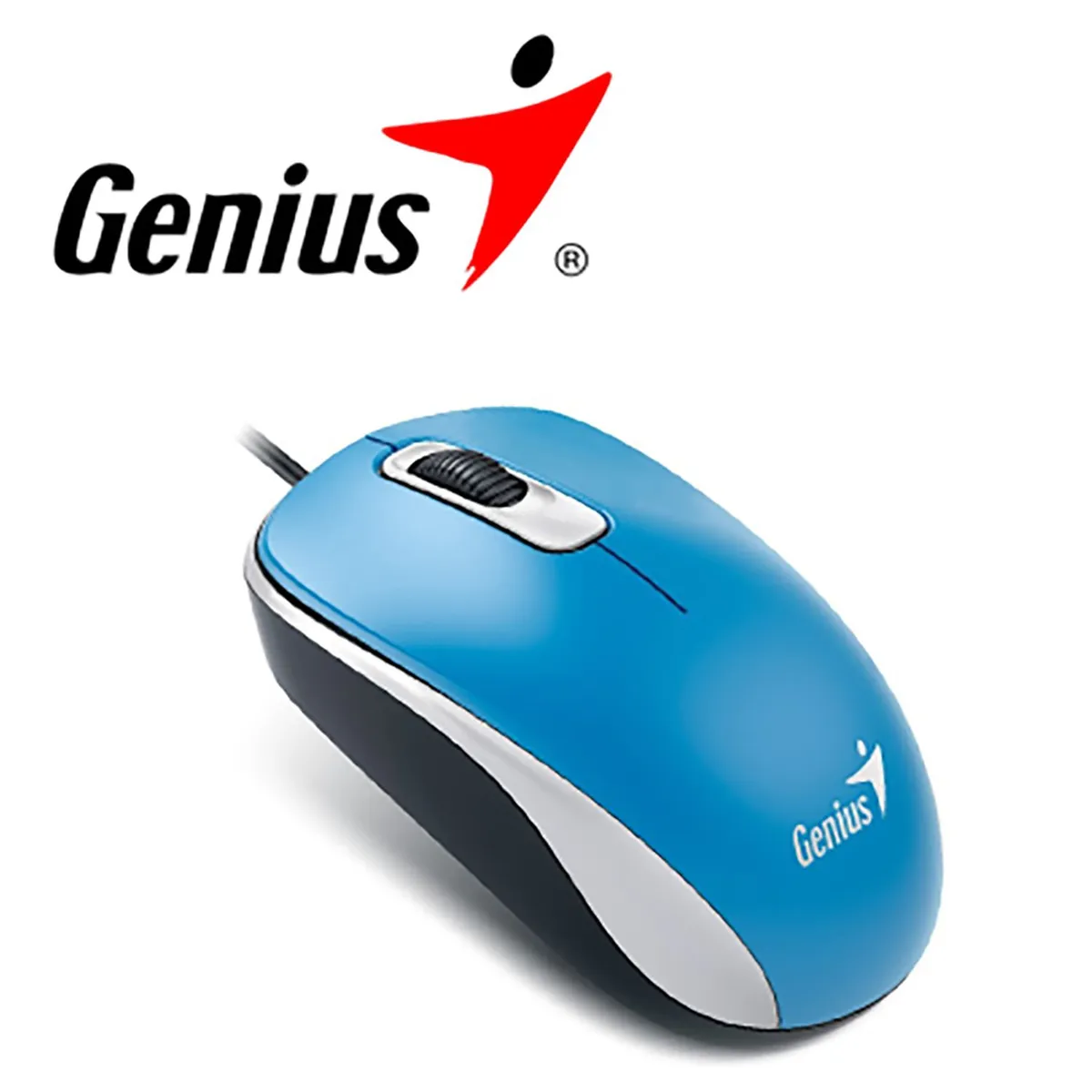GENIUS - Mouse Óptico Genius Dx-110  Azul GENIUS