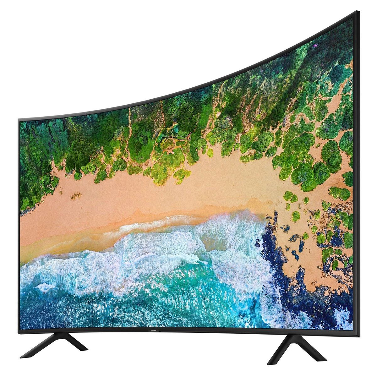 SAMSUNG - Televisor LED 49" 4K UHD SMART TV Curvo 49NU7300