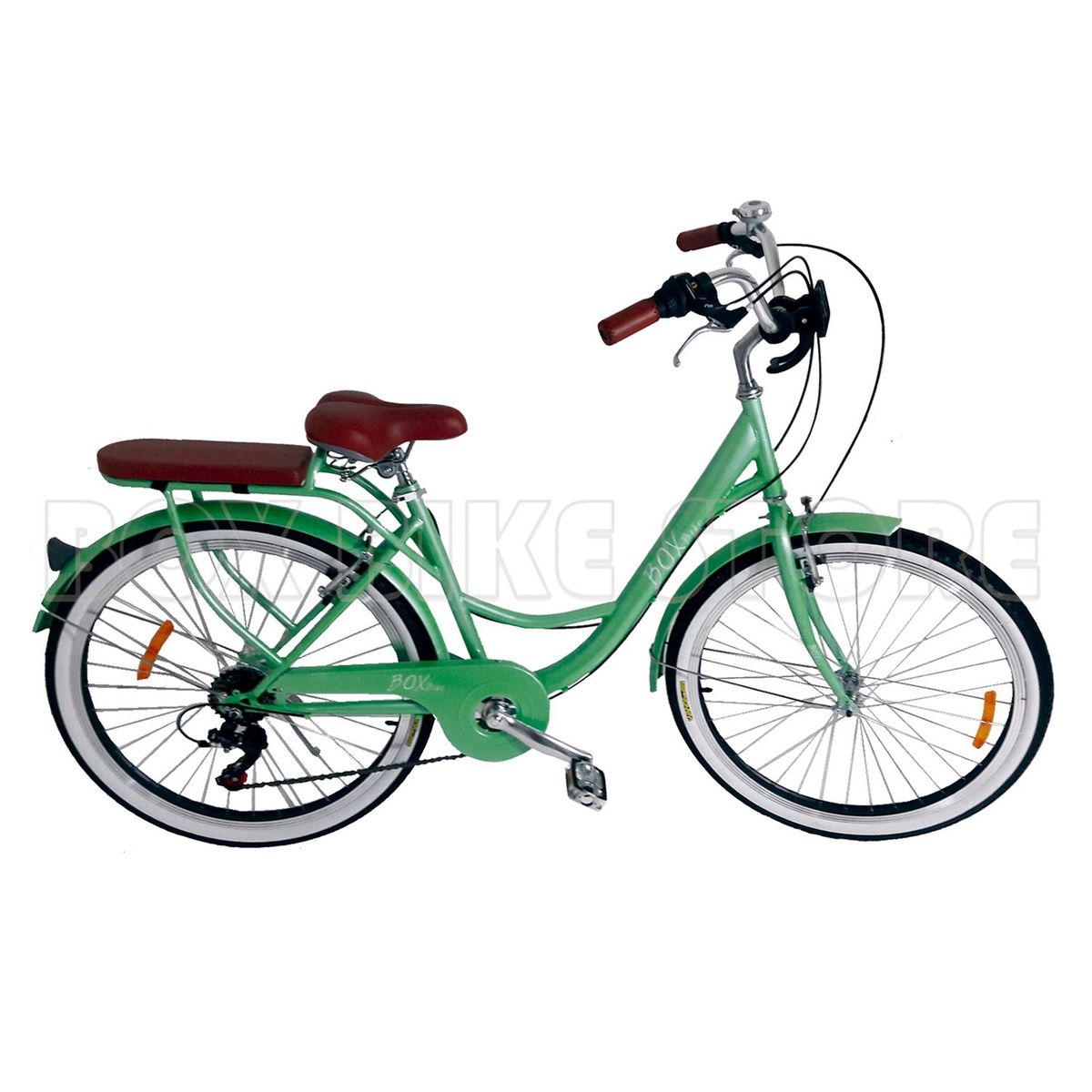 BOX BIKE - Bicicleta Vintage con Canasta de Mimbre