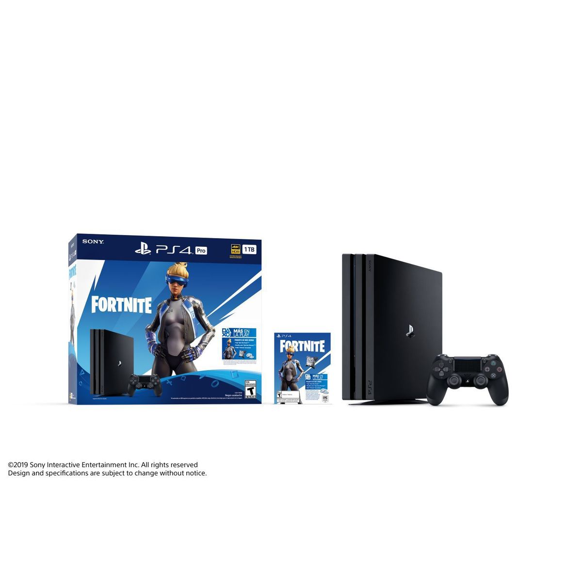 SONY - PS4 HW 1TB Pro Fortnite Bndl