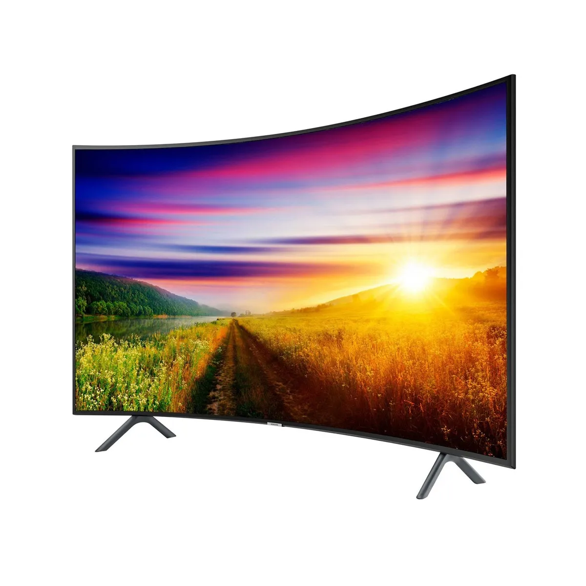 SAMSUNG - Televisor LED Smart TV 4K UHD Curvo 55" 55RU7305GXPE