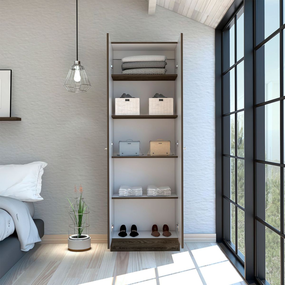 TUHOME - Ropero Home 2 Puertas