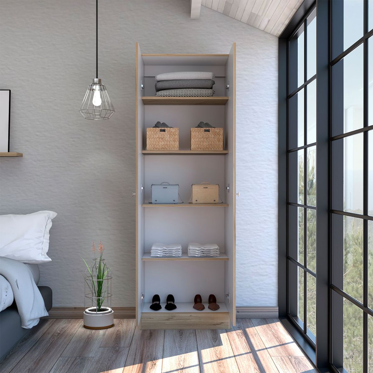 TUHOME - Ropero Home 2 Puertas