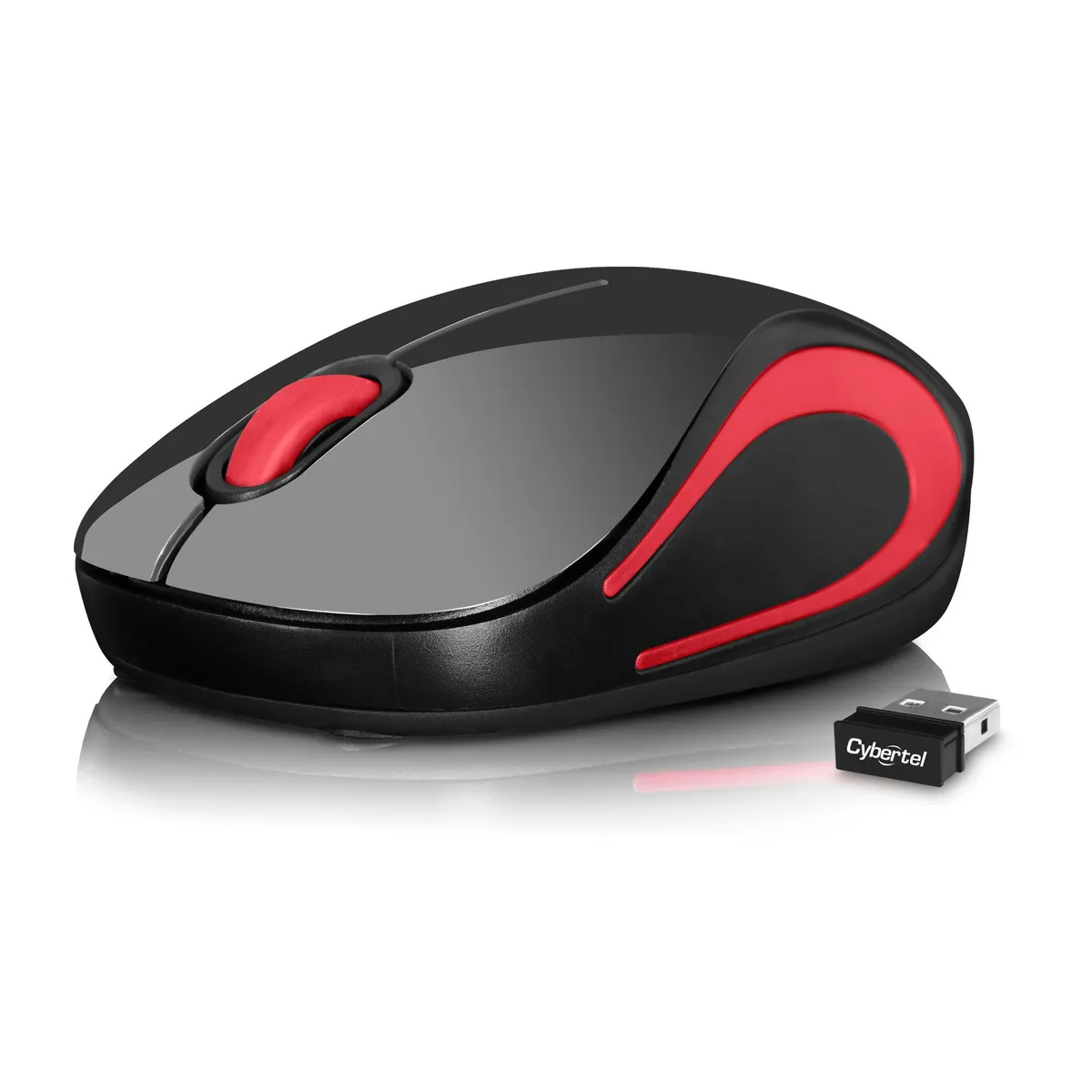 CYBERTEL - Mouse Prince M300 Black/Red