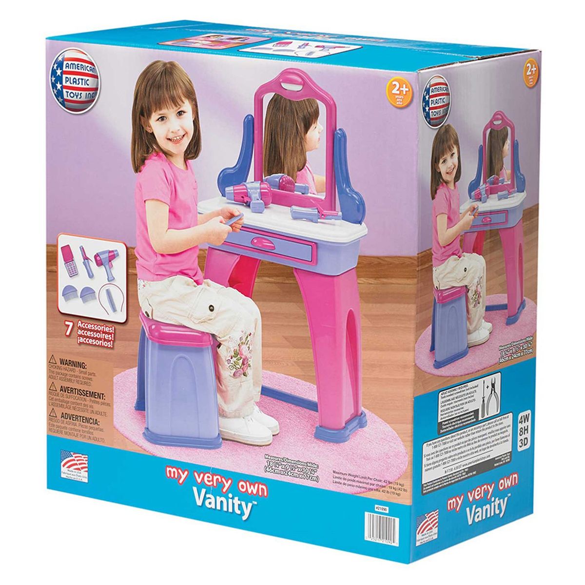AMERICAN PLASTIC TOYS INC - Mi Primer Tocador Vanity
