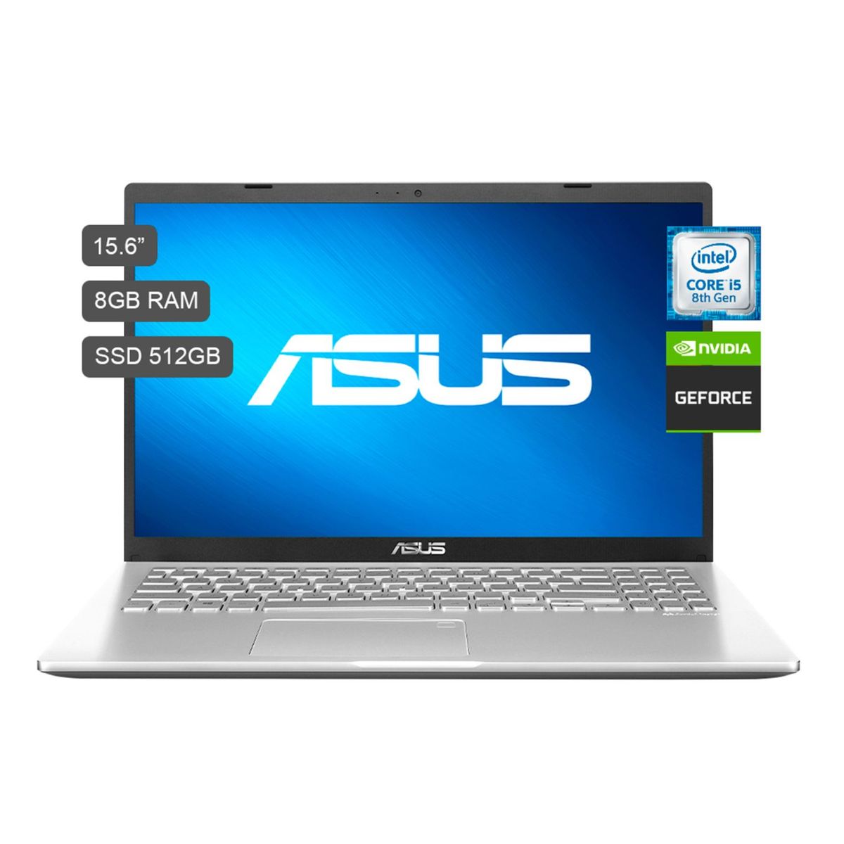 ASUS - Laptop Asus X509Fb-Br078T Ci5-8265U 512G 12G V2Gb