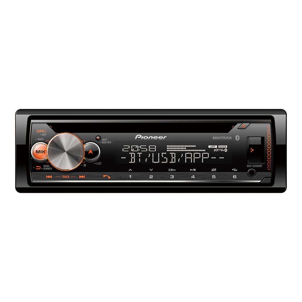 PIONEER - Pioneer Deh-x5000bt Autorradio Cd/bt/usb