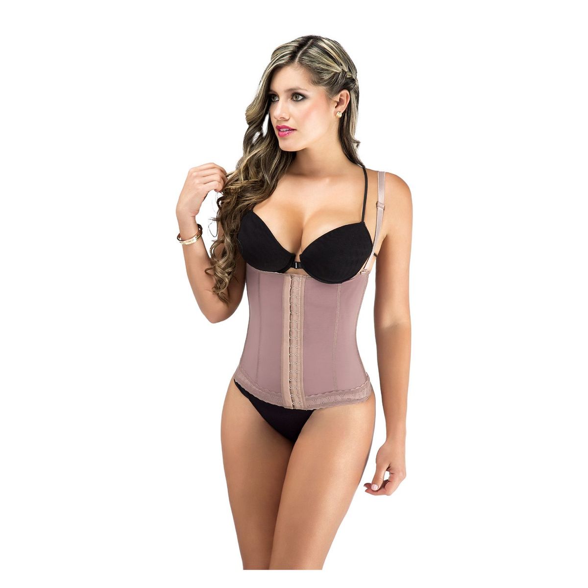 FAJAS LADY - Faja Powernet cinturilla con tirantes.