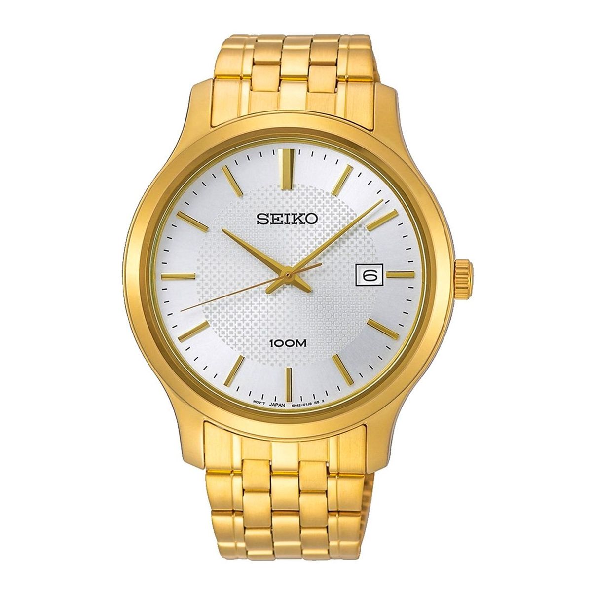 SEIKO - Reloj Seiko Neo Classic-Acero Inoxidable Dorado Hombre