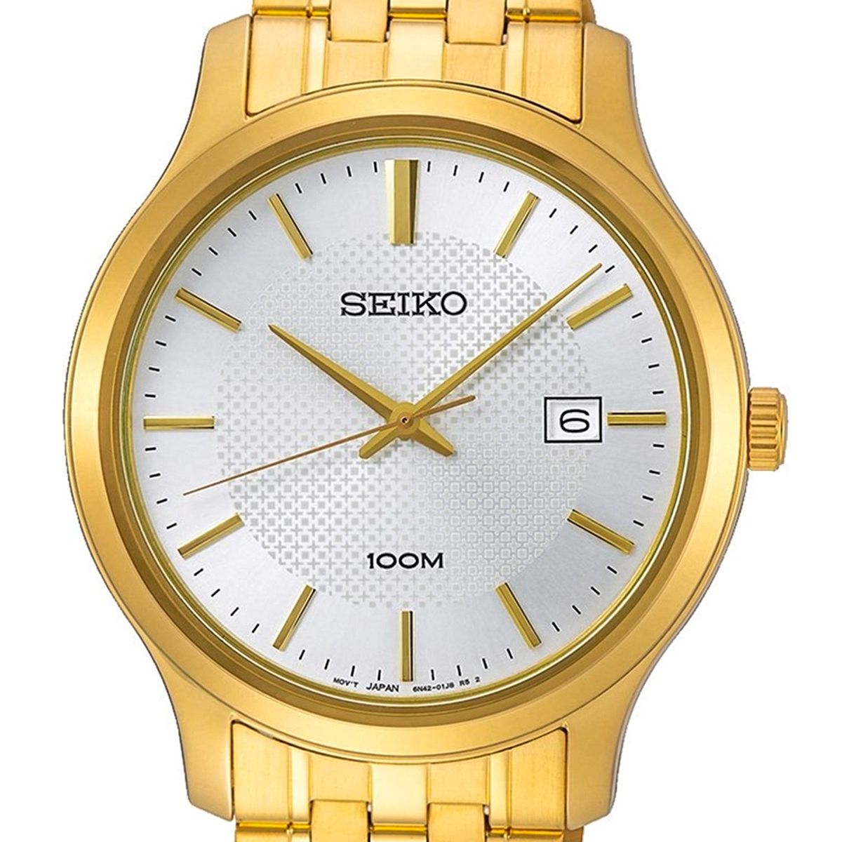 SEIKO - Reloj Seiko Neo Classic-Acero Inoxidable Dorado Hombre