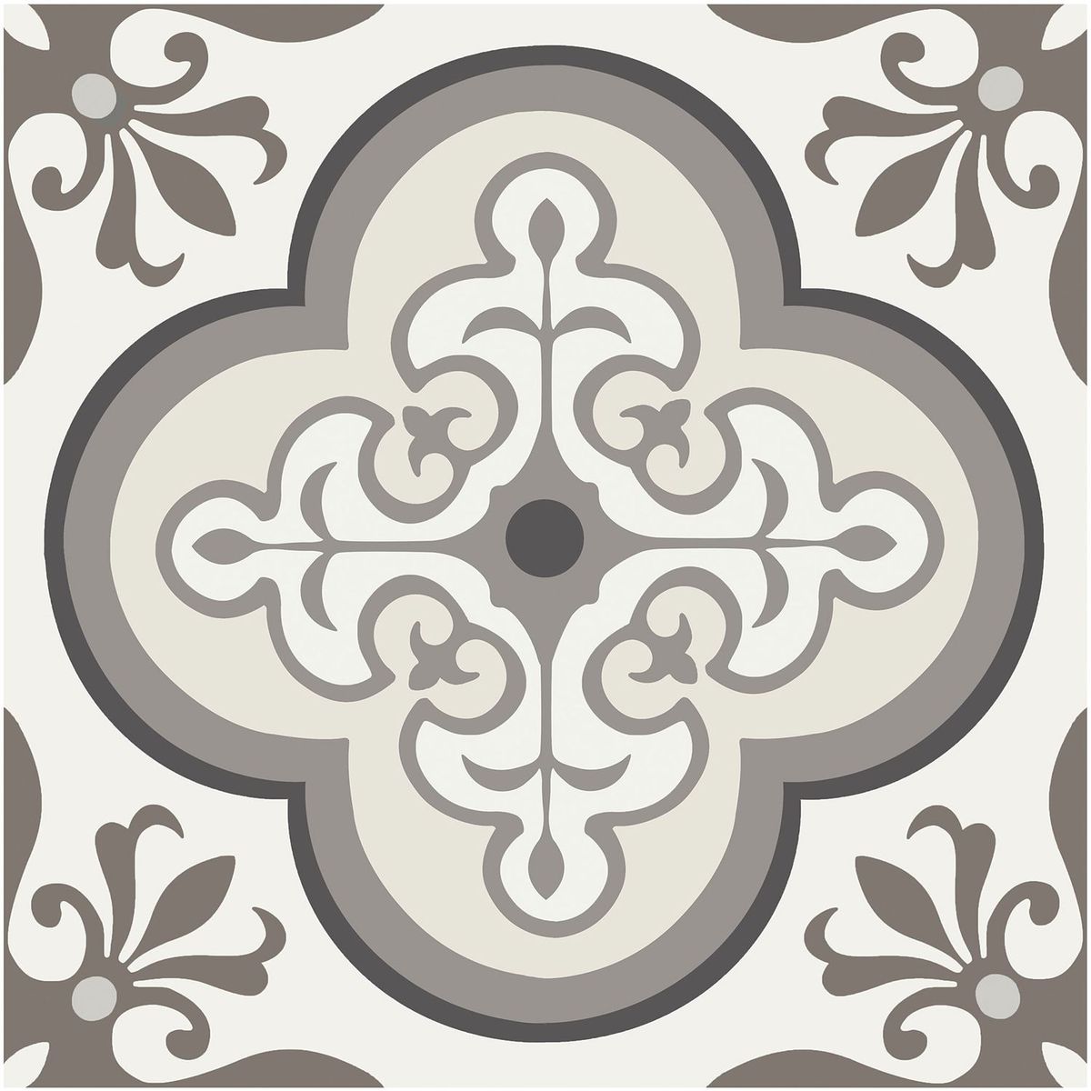 CON TACT - Set x6 Laminas Decorativos Para Piso/Pared Neutral Traditional  