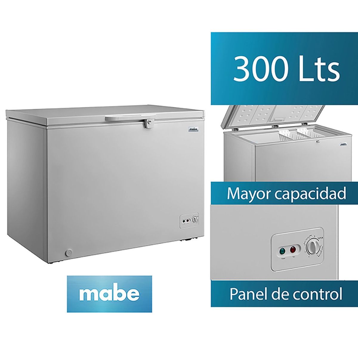MABE - CONGELADOR GRAFITO CHM300PS2 300LT