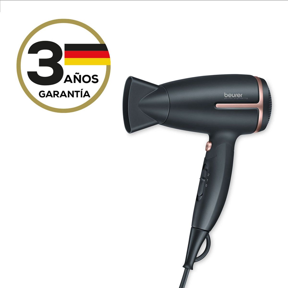 BEURER - Secadora De Cabello Portátil Hc 25 Beurer