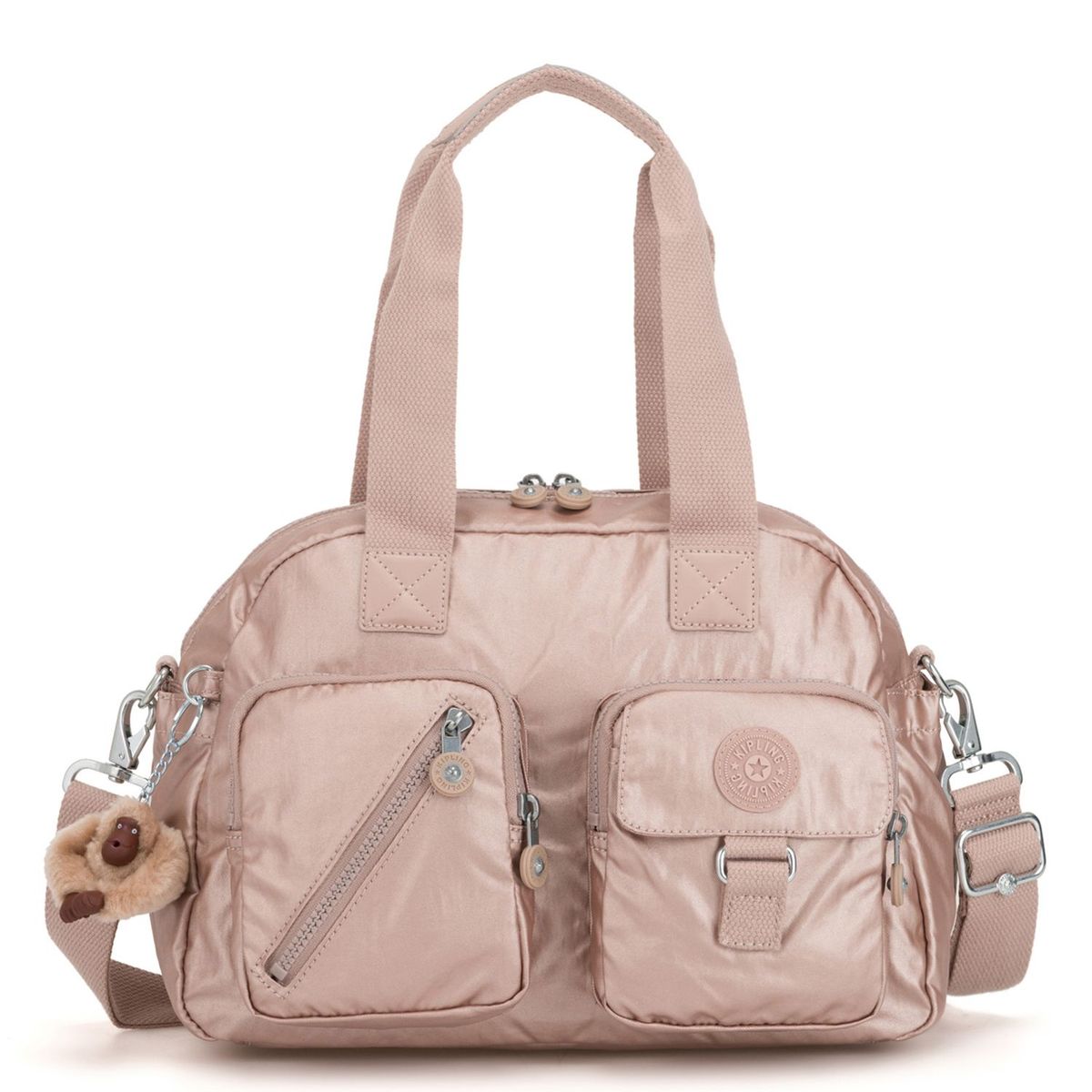 KIPLING - Cartera Defea Rose Metallic