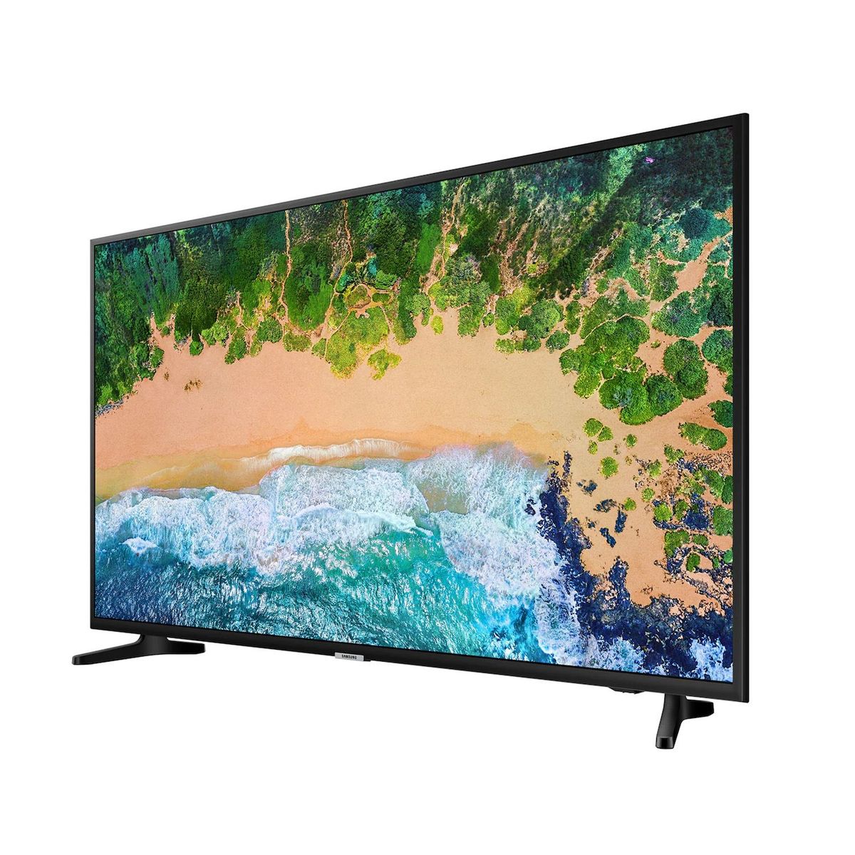 SAMSUNG - Combo Televisor LED Smart TV 4K Ultra HD 55" 55NU7095 + Soundbar + Rack