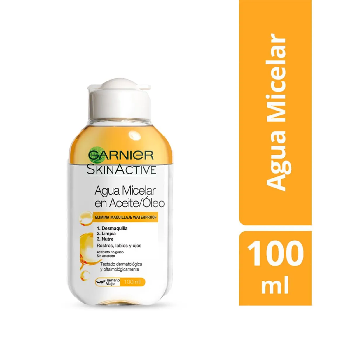 GARNIER - Agua Micelar Garnier Bifásica 100 Ml 