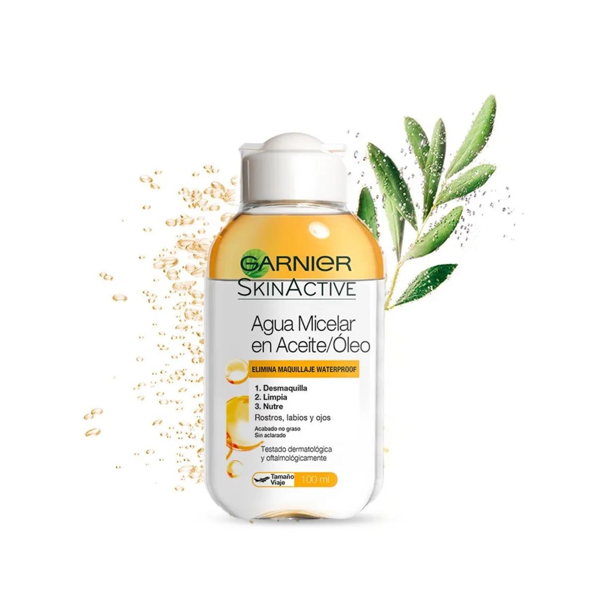 GARNIER - Agua Micelar Garnier Bifásica 100 Ml 