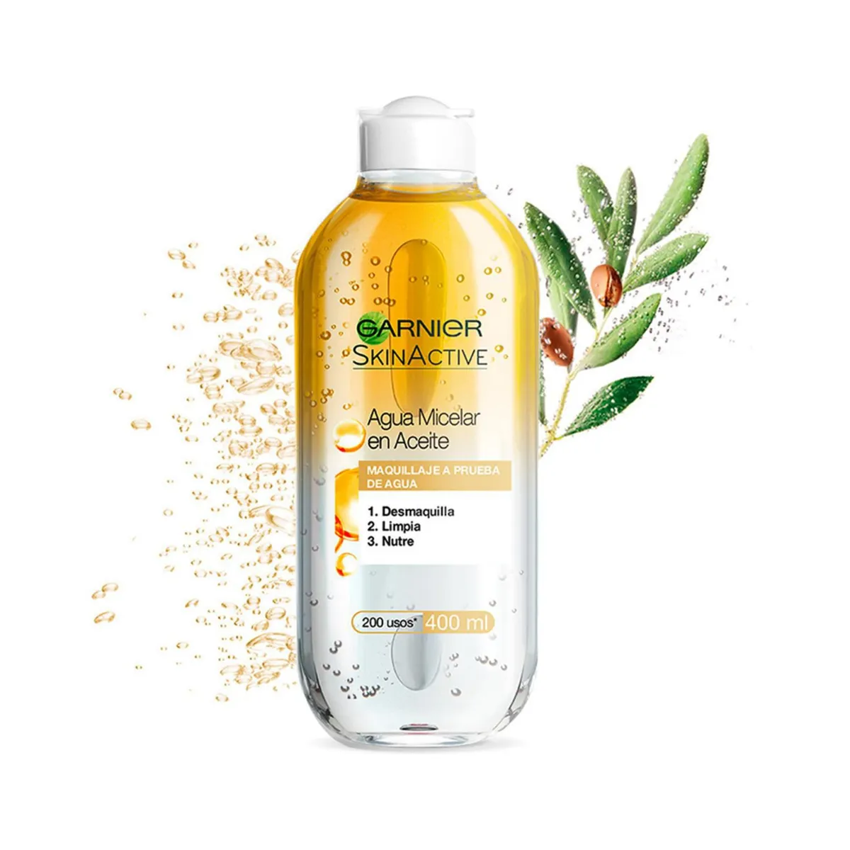 GARNIER - Agua Micelar Garnier Bifásica 400 Ml 