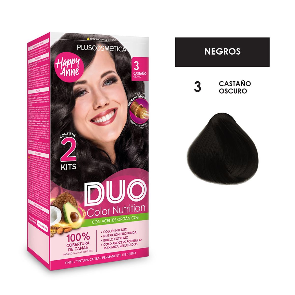DUO COLOR - Tinte 3 Castaño Oscuro