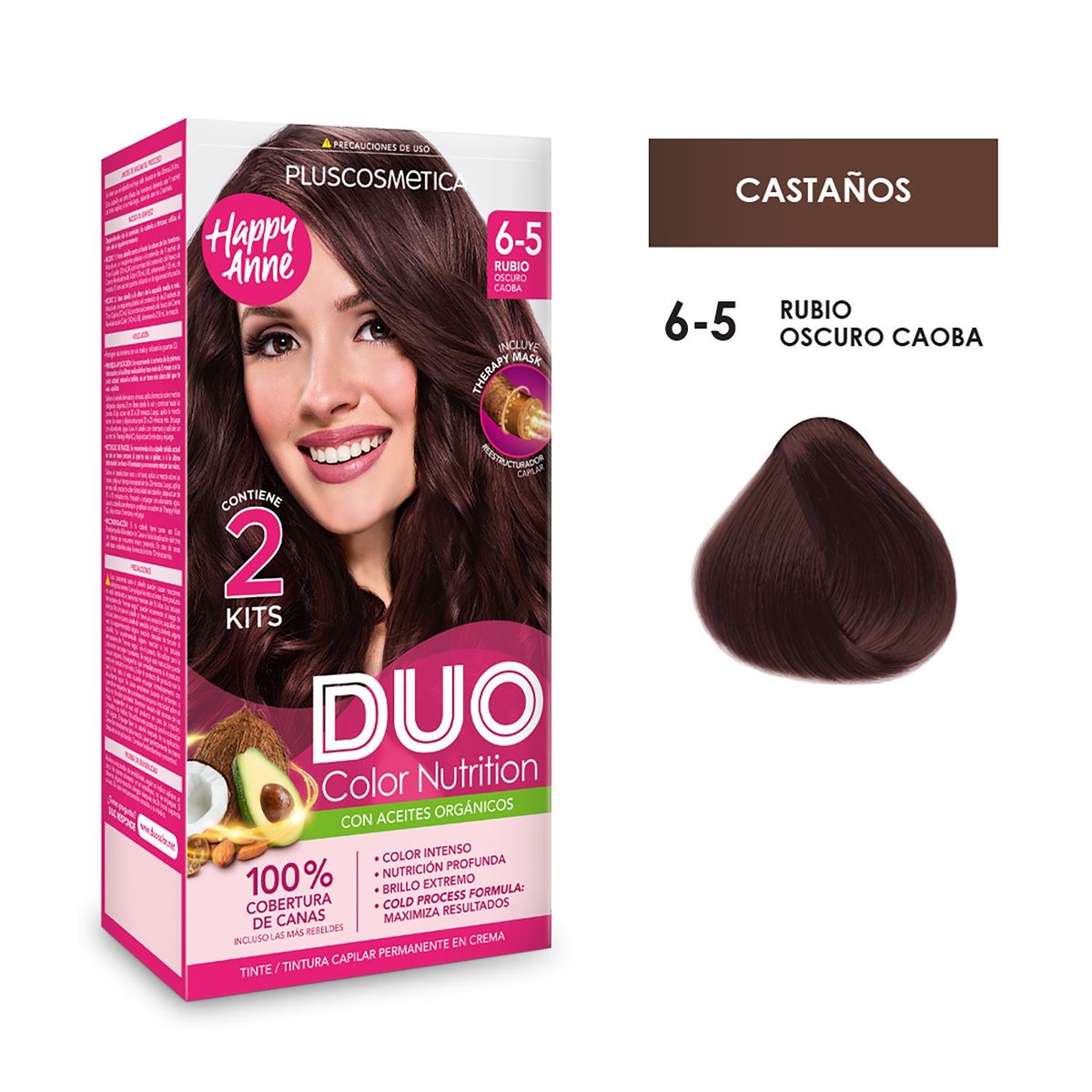 DUO COLOR - Tinte 6-5 Rubio Oscuro Caoba