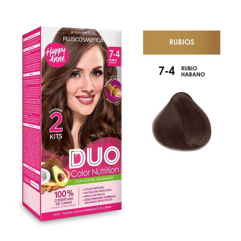 DUO COLOR - Tinte 7-4 Rubio Habano